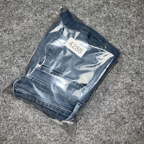 FRAME Jeans Womens Size 28 Blue Denim Le Skinny De Jeanne Distressed Raw Hem - Picture 12 of 12